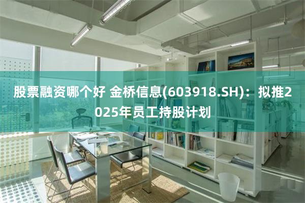 股票融资哪个好 金桥信息(603918.SH)：拟推2025年员工持股计划